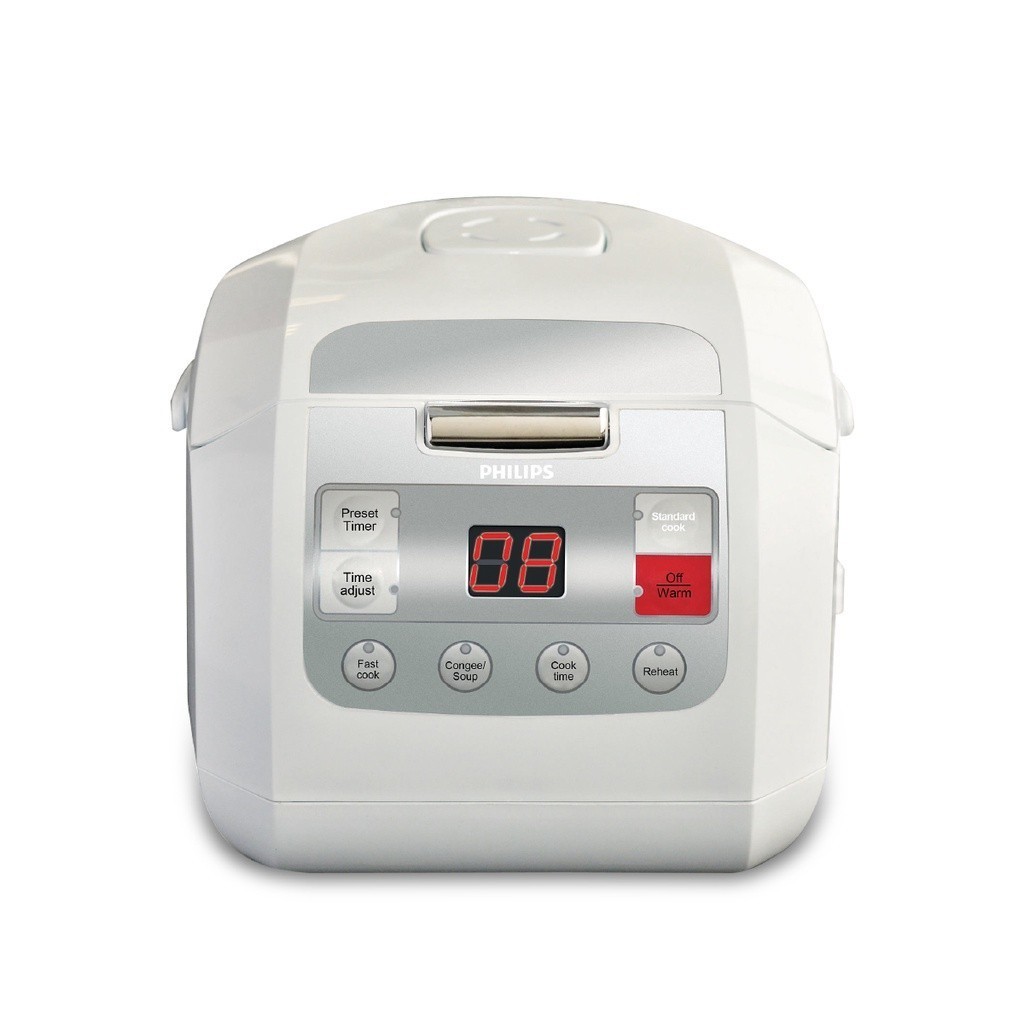 Philips หม้อหุงข้าวดิจิตอล รุ่น HD3030/35 1 ลิตร (white)